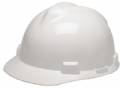 4-point Cap Style White Msa V-guard Hard Hat